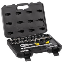 Įrankių Rinkinys - STANLEY 1 / 2" Lizdų Rinkinys STMT82830-1 24 vnt 8 mm iki 32 mm