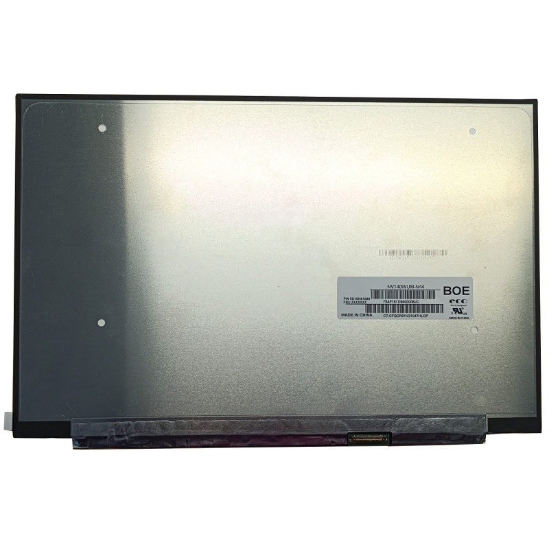 Nešiojamojo kompiuterio Ekranas - NV140WUM-N44 14.0" 1920x1200 IPS 60Hz Matinis
