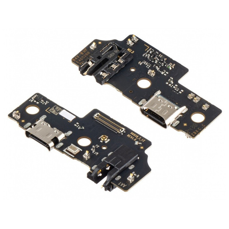Lanksčioji jungtis Samsung A055 A05 su įkrovimo kontaktu, mikrofonu, ausinių lizdu originali (service pack)