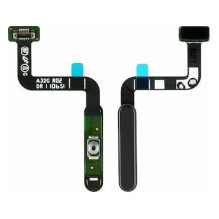 Lanksčioji jungtis Samsung A326 A32 5G on / off + Fingerprint mygtuku Black originali (service pack)