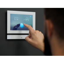 ANSWERING UNIT INDOOR VIEW / TOUCH WHITE 91378601WH 2N