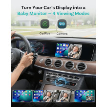 Belaidis CarPlay adapteris su mobilios auklės funkcija Ottocast Cabin Care juodas CA520-T