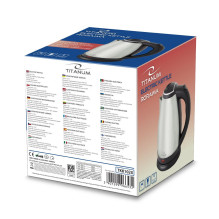 Titanum TKK102X Electric kettle 1.8L 1800W Inox Silver Titanum TKK102X Electric kettle 1.8L 1800W Inox Silver
