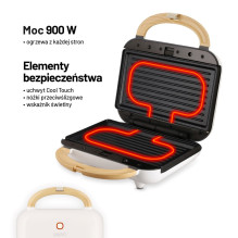 Lauben 3 viename 900 W sumuštinių keptuvė
