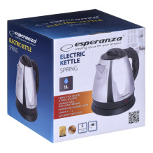 Esperanza EKK116S elektrinis virdulys 1 l 1350 W sidabrinis