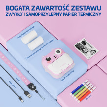 Vaikiška kamera LAMAX InstaKid2 Plus, rožinė Vaikiška kamera LAMAX InstaKid2 Plus, rožinė