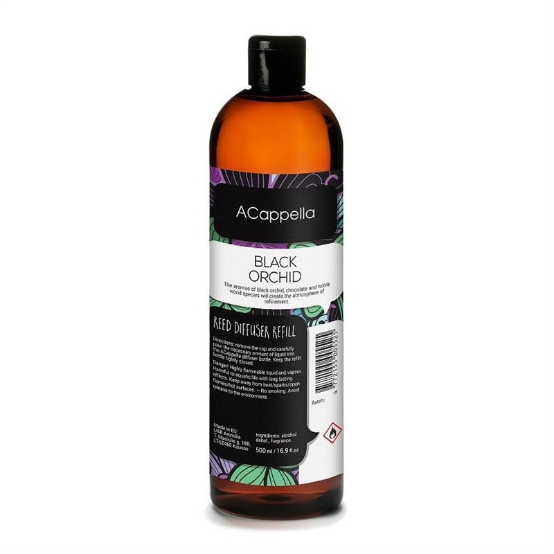 Reed diffuser refill ACappella Black Orchid 500 ml