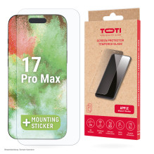 Grūdintas 2D ekrano apsauginis stiklas, skirtas „iPhone 17 Pro Max“, permatomas, visiškai apsauginis Grūdintas 2D ekrano apsauginis stiklas, skirtas „iPhone 17 Pro Max“, permatomas, visiškai apsauginis