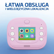 Kids' camera LAMAX InstaKid2 Play, pink Kids' camera LAMAX InstaKid2 Play, pink