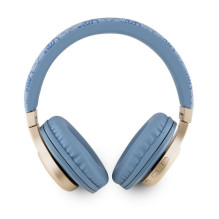 „Guess“ PU odos 4G Script Logo BT5.3 stereo ausinės su mėlynomis spalvomis „Guess“ PU odos 4G Script Logo BT5.3 stereo ausinės su mėlynomis spalvomis