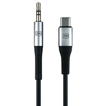 3MK 3MK Kabel AUX USB-C - Jack 3,5 mm 1m