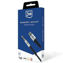 3MK 3MK Kabel AUX USB-C - Jack 3,5 mm 1m
