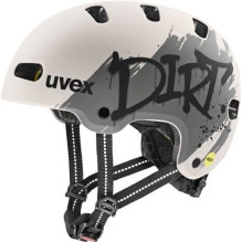 UVEX Kid 4 Style MIPS kids' cycling helmet, dirt warm grey