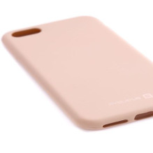 Evelatus Apple iPhone 7 / 8 / SE2020 / SE2022 silikoninis dėklas, minkštas lietimui, TPU, rausvas, smėlio spalvos