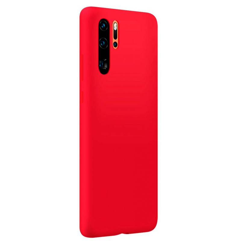 Evelatus Huawei P30 Pro Premium Soft Touch Silicone Case Red
