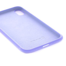 Evelatus Apple iPhone Xs Premium Soft Touch Silicone Case Lilac Purple