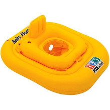 Inflatable float Intex Baby, yellow, 79 cm x 79 cm Inflatable float Intex Baby, yellow, 79 cm x 79 cm