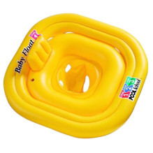 Inflatable float Intex Baby, yellow, 79 cm x 79 cm Inflatable float Intex Baby, yellow, 79 cm x 79 cm