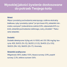 Purina Cat Chow Sensitive Gig su lašiša ir cukinijomis padaže - Šlapias katėms skirtas ėdalas - 85 g Purina Cat Chow Sensitive Gig su lašiša ir cukinijomis padaže - Šlapias katėms skirtas ėdalas - 85 g