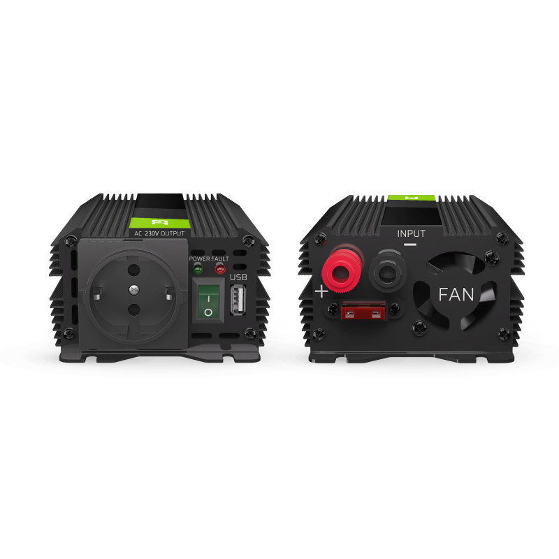 Green Cell Registered Car Power Inverter Converter 24V to 230V 300W / 600W with USB