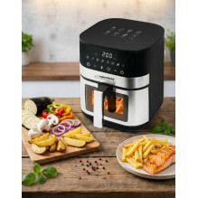 Esperanza EKA003 neriebi gruzdintuvė, 5 l, 1400 W, nerūdijančio plieno Esperanza EKA003 neriebi gruzdintuvė, 5 l, 1400 W, nerūdijančio plieno