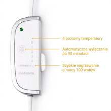 Neck and back electric blanket Medisana HP 630 XL 55 x 65 cm 100 W Neck and back electric blanket Medisana HP 630 XL 55 x 65 cm 100 W