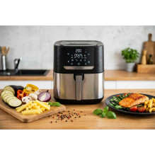 Esperanza EKA004 Neriebi gruzdintuvė 8L, 1700W Inox Esperanza EKA004 Neriebi gruzdintuvė 8L, 1700W Inox