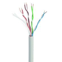 Gembird UPC-5004E-SOL CAT5e UTP LAN kabelis (CCA), tvirtas, 305 m, pilkas Gembird UPC-5004E-SOL CAT5e UTP LAN kabelis (CCA), tvirtas, 305 m, pilkas