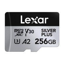 Karta pamięci Lexar High-Performance Silver Plus microSDXC 256GB + adapter Karta pamięci Lexar High-Performance Silver Plus microSDXC 256GB + adapter