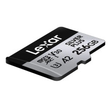 Karta pamięci Lexar High-Performance Silver Plus microSDXC 256GB + adapter Karta pamięci Lexar High-Performance Silver Plus microSDXC 256GB + adapter
