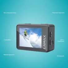 Veiksmų Kamera - LAMAX X3.2 4K Ultra HD, Atsparus Vandeniui 40m, 128GB