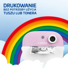Kamera - LAMAX InstaKid2 Play, 64 GB, Full HD, Rožinė Kamera - LAMAX InstaKid2 Play, 64 GB, Full HD, Rožinė