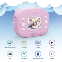 Kamera - LAMAX InstaKid2 Play, 64 GB, Full HD, Rožinė Kamera - LAMAX InstaKid2 Play, 64 GB, Full HD, Rožinė