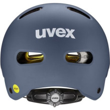 Vaikiška Dviračio Šalmas - UVEX Kid 4 Style MIPS, Kieta Danga, 10 Ventiliacijos, 55-58 cm, Tamsiai Mėlynas Matinis Vaikiška Dviračio Šalmas - UVEX Kid 4 Style MIPS, Kieta Danga, 10 Ventiliacijos, 55-58 cm, Tamsiai Mėlynas Matinis