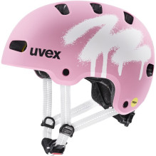 Vaikų Dviračių Šalmas - UVEX Kid 4 Style MIPS, Lengvas Kietas Apvalkalas, 55-58 cm, Braškė Vaikų Dviračių Šalmas - UVEX Kid 4 Style MIPS, Lengvas Kietas Apvalkalas, 55-58 cm, Braškė