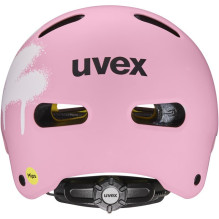 Vaikų Dviračių Šalmas - UVEX Kid 4 Style MIPS, Lengvas Kietas Apvalkalas, 55-58 cm, Braškė Vaikų Dviračių Šalmas - UVEX Kid 4 Style MIPS, Lengvas Kietas Apvalkalas, 55-58 cm, Braškė