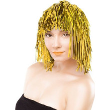 GoDan gold tinsel / foil costume wig (5905548907901)