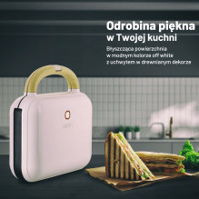 Namų ir Virtuvės Prietaisai - Lauben 3-in-1 Sumuštinių Gamintojas 900W, Nelipnus, Perkaitimo Apsauga
