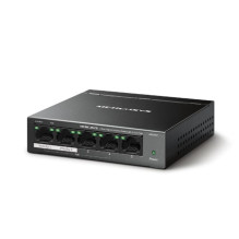 Tinklo Jungiklis - Mercusys MS105GP 5-Port Gigabit Ethernet, 4 PoE+ prievadai