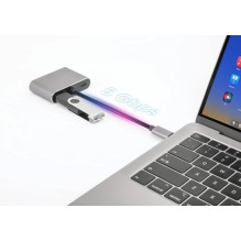 iBox IUHCHDVGA USB Type-C Hub 4-in-1 USB 3.0 + PD 100W + HDMI 4K 30Hz + VGA Full HD iBox IUHCHDVGA USB Type-C Hub 4-in-1 USB 3.0 + PD 100W + HDMI 4K 30Hz + VGA Full HD