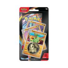 Pokémon Mega Evolution: Chaos Rising Premium Checklane Blister kortų papildymas (Flygon, Vibrava, Trapinch)