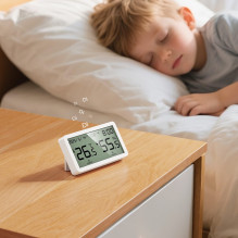 Hoco HX42 Electronic clock with hygro thermometer (humidity, date, time, alarm, reminder) Hoco HX42 Electronic clock with hygro thermometer (humidity, date, time, alarm, reminder)