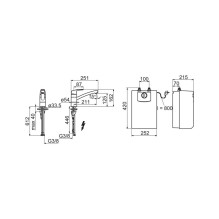 Kitchen mixer Oras Safira with heater 1023F, chrome