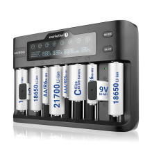 Akumuliatorių Įkroviklis - EverActive UC-800 Akumuliatorių Įkroviklis - EverActive UC-800