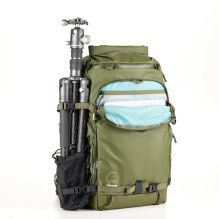 Camera Backpack - Shimoda Action X30 V2 Starter Kit Army, with roller access, padded pockets, green