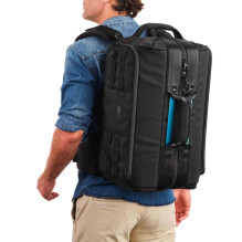 Camera Backpack - Tenba Cineluxe v2 21" Padded Equipment Storage Black