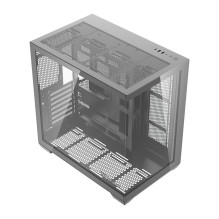Computer case - darkFlash C280 Midi Tower, 7 fans, tempered glass, black