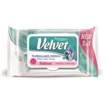 TOILET PAPER VELVET WET INTIMA 48PCS TOILET PAPER VELVET WET INTIMA 48PCS