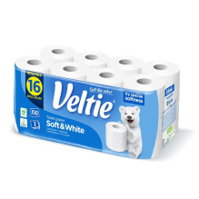 POPIER TUALET VELTIE WHITE 16RUL POPIER TUALET VELTIE WHITE 16RUL