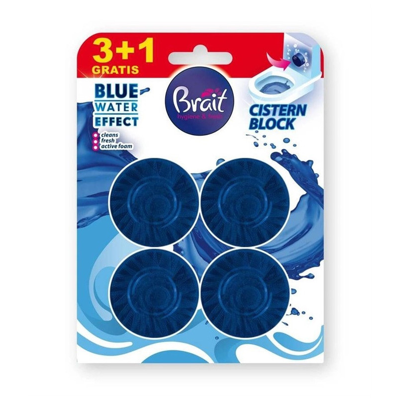TOILET CLEANER DRAM BRAIT BLUE 4X50 G